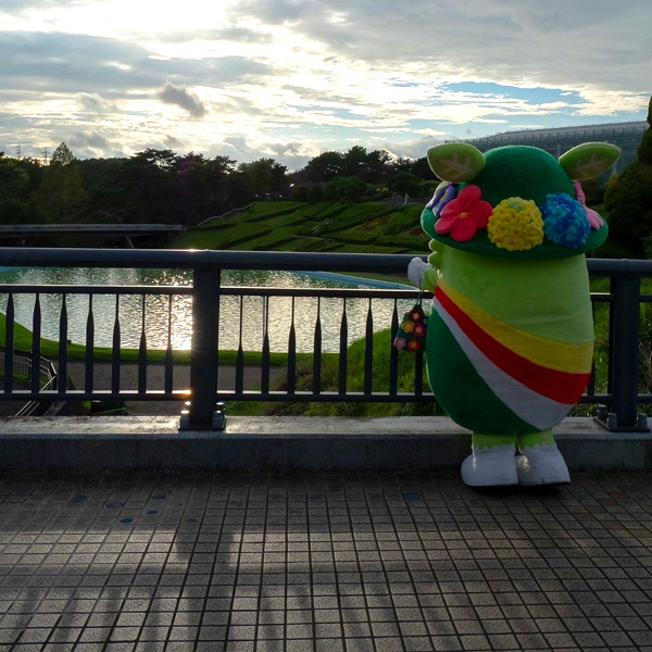 ふらまる秋のいち日。夕暮れのたそがれ。